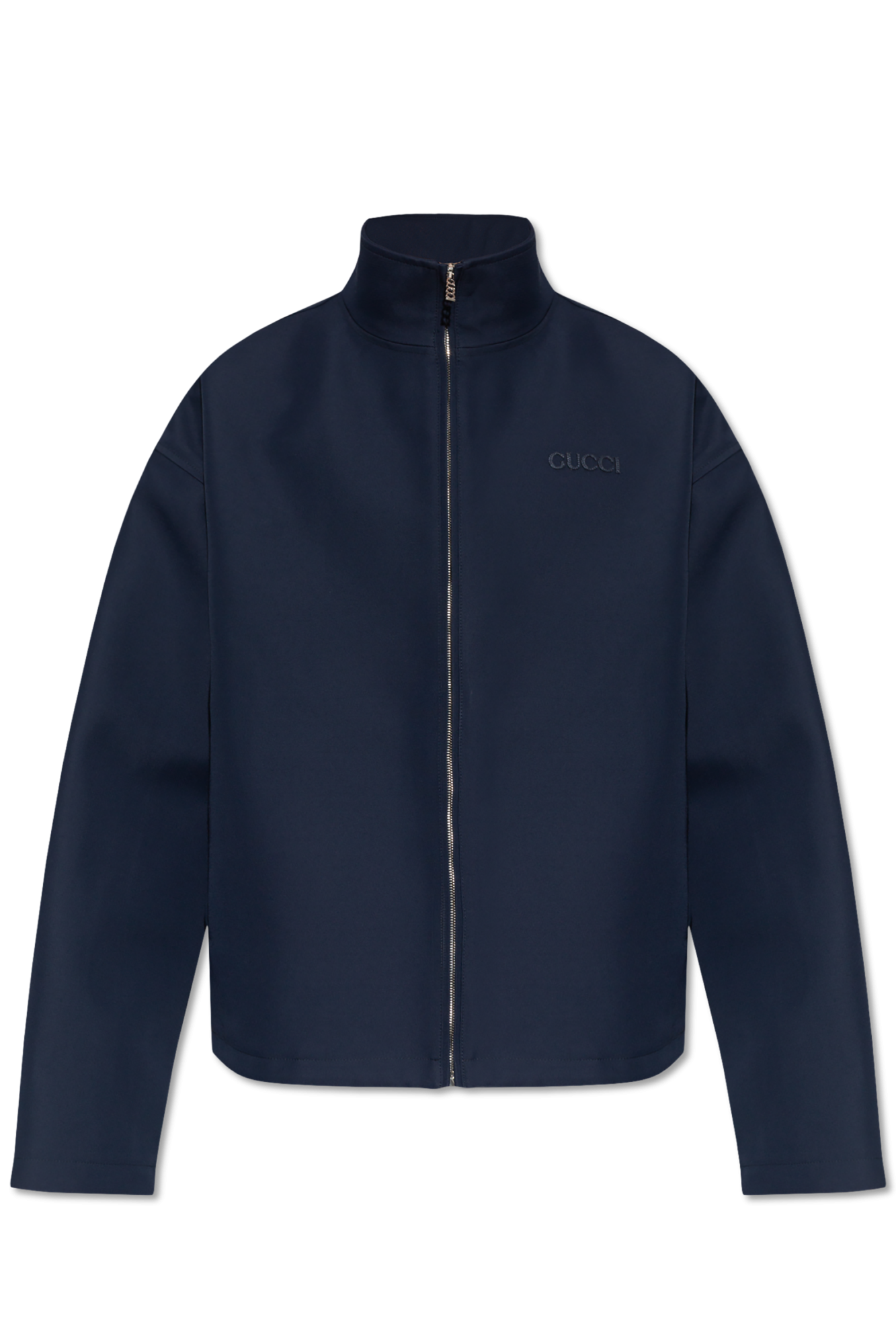 Navy blue Jacket with logo Gucci Vitkac Canada